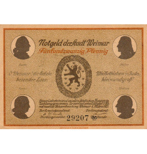 Weimar Set of 6 Notgelds